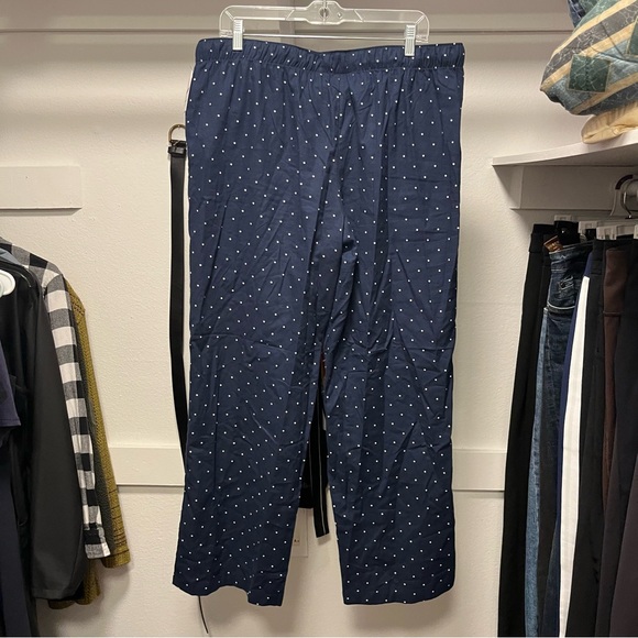 Target/Auden flannel pajama pants, navy polka dot XL - Picture 4 of 8